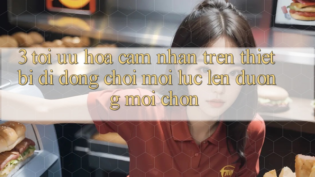 3. Tối Ưu Hóa Cảm nhận Trên Thiết Bị Di Động: Chơi Mọi Lúc, Lên đường Mọi chốn 3. Tối Ưu Hóa Cảm nhận Trên Thiết Bị Di Động: Chơi Mọi Lúc, Lên đường Mọi chốn