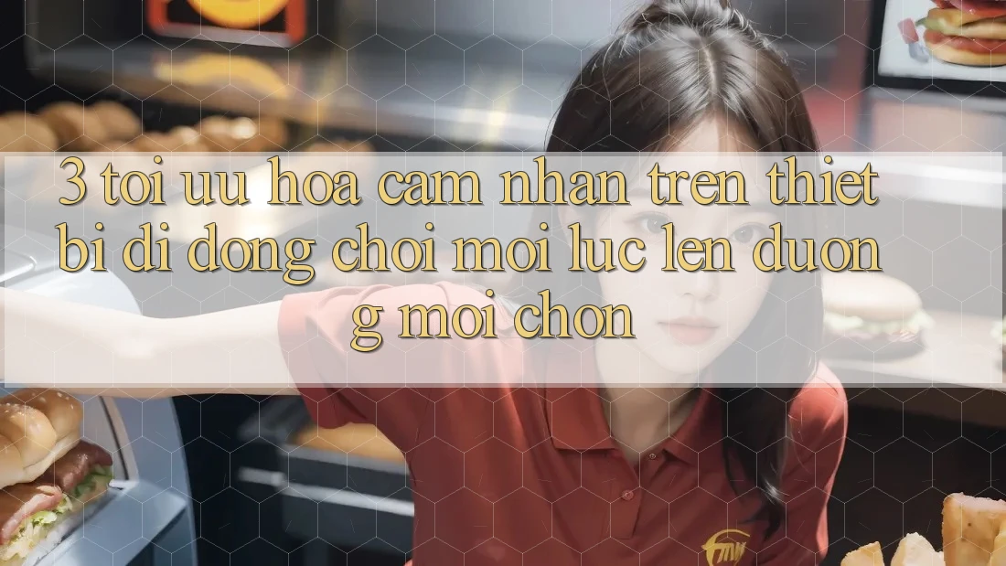3. Tối Ưu Hóa Cảm nhận Trên Thiết Bị Di Động: Chơi Mọi Lúc, Lên đường Mọi chốn 3. Tối Ưu Hóa Cảm nhận Trên Thiết Bị Di Động: Chơi Mọi Lúc, Lên đường Mọi chốn