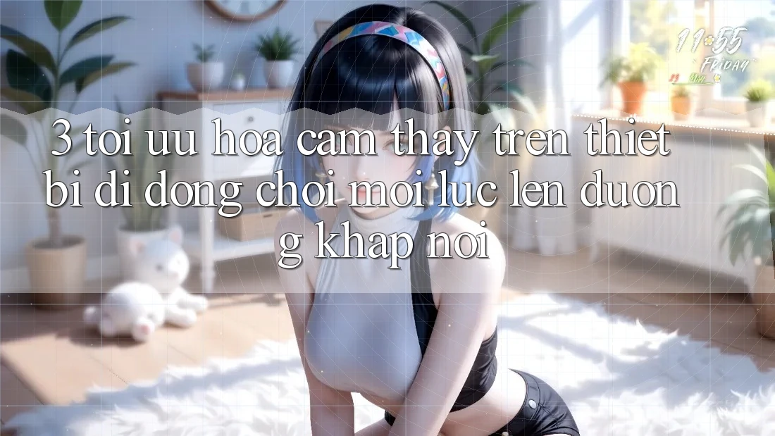 3. Tối Ưu Hóa Cảm thấy Trên Thiết Bị Di Động: Chơi Mọi Lúc, Lên đường Khắp nơi