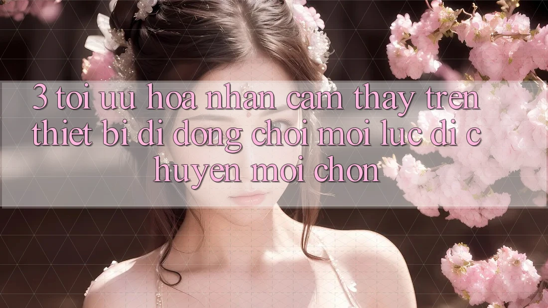 3. Tối Ưu Hóa Nhận cảm thấy Trên Thiết Bị Di Động: Chơi Mọi Lúc, Di chuyển Mọi chốn