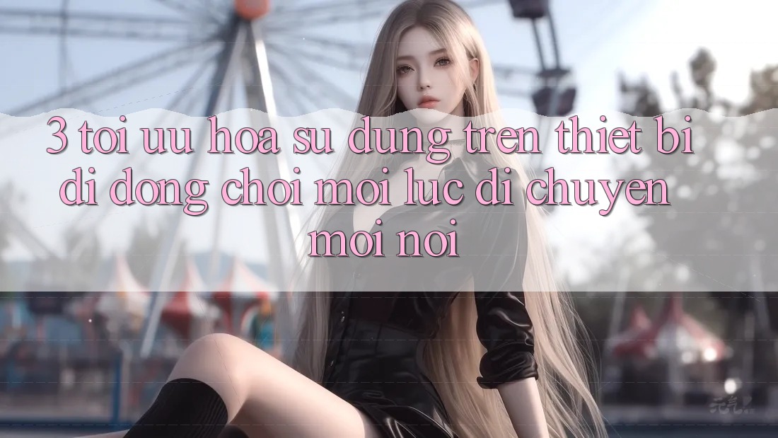 3. Tối Ưu Hóa Sử dụng Trên Thiết Bị Di Động: Chơi Mọi Lúc, Di chuyển Mọi nơi