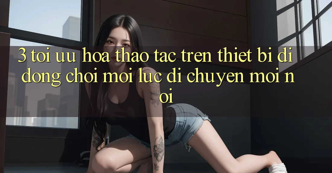 3. Tối Ưu Hóa Thao tác Trên Thiết Bị Di Động: Chơi Mọi Lúc, Di chuyển Mọi nơi 3. Tối Ưu Hóa Thao tác Trên Thiết Bị Di Động: Chơi Mọi Lúc, Di chuyển Mọi nơi
