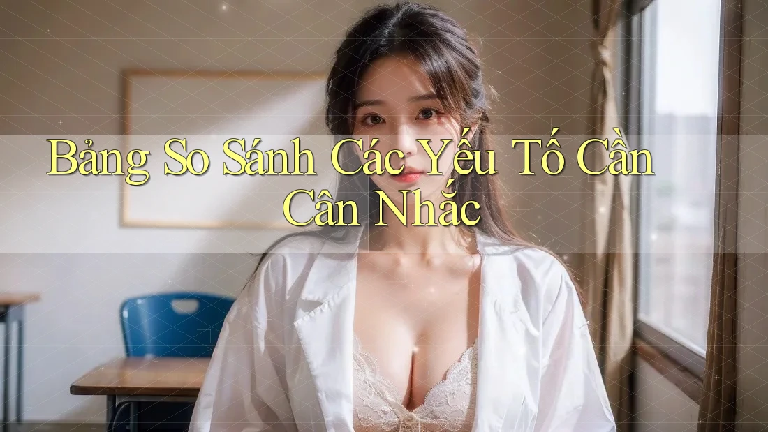 Bảng So Sánh Các Yếu Tố Cần Cân Nhắc Bảng So Sánh Các Yếu Tố Cần Cân Nhắc