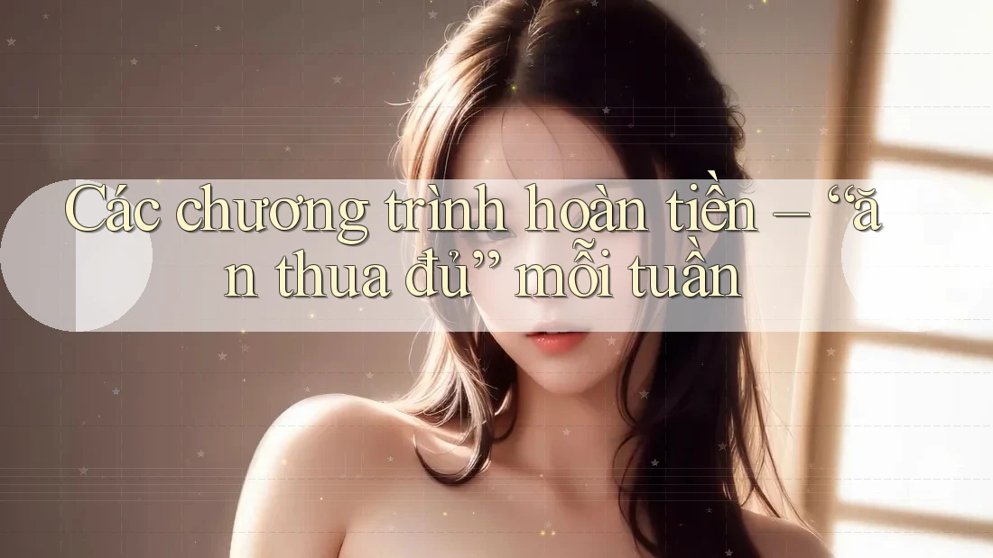 Các chương trình hoàn tiền – “ăn thua đủ” mỗi tuần Các chương trình hoàn tiền – “ăn thua đủ” mỗi tuần