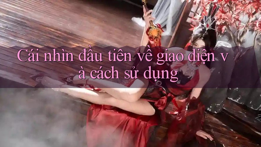 Cái nhìn đầu tiên về giao diện và cách sử dụng