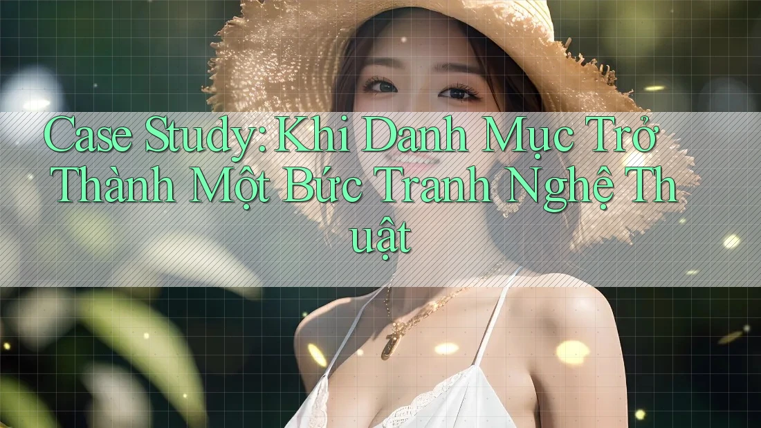 Case Study: Khi Danh Mục Trở Thành Một Bức Tranh Nghệ Thuật