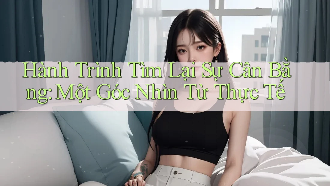 Hành Trình Tìm Lại Sự Cân Bằng: Một Góc Nhìn Từ Thực Tế