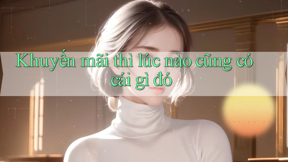 Khuyến mãi thì lúc nào cũng có cái gì đó Khuyến mãi thì lúc nào cũng có cái gì đó