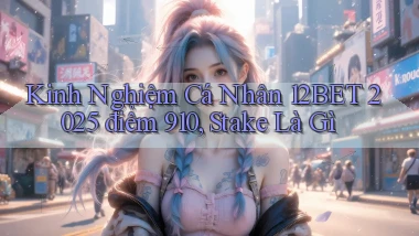 kinh nghiệm cá nhân 12bet 2025   điểm 910, stake là gì
