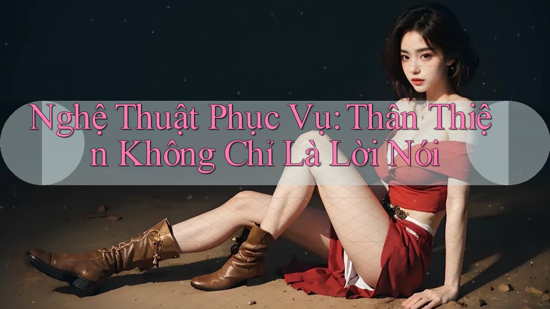 Nghệ Thuật Phục Vụ: Thân Thiện Không Chỉ Là Lời Nói Nghệ Thuật Phục Vụ: Thân Thiện Không Chỉ Là Lời Nói