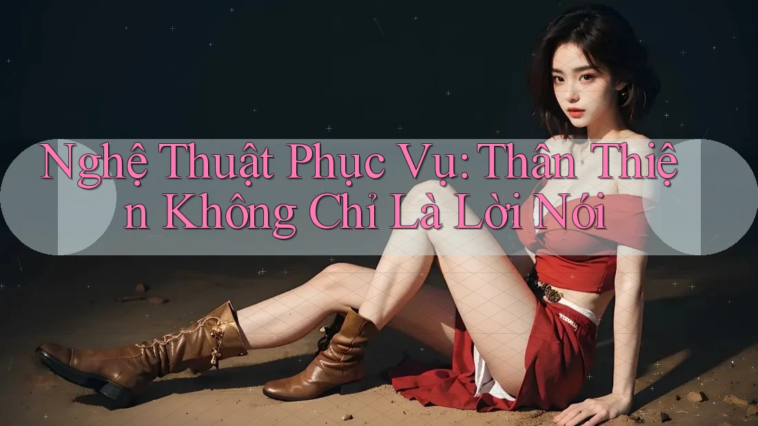 Nghệ Thuật Phục Vụ: Thân Thiện Không Chỉ Là Lời Nói Nghệ Thuật Phục Vụ: Thân Thiện Không Chỉ Là Lời Nói