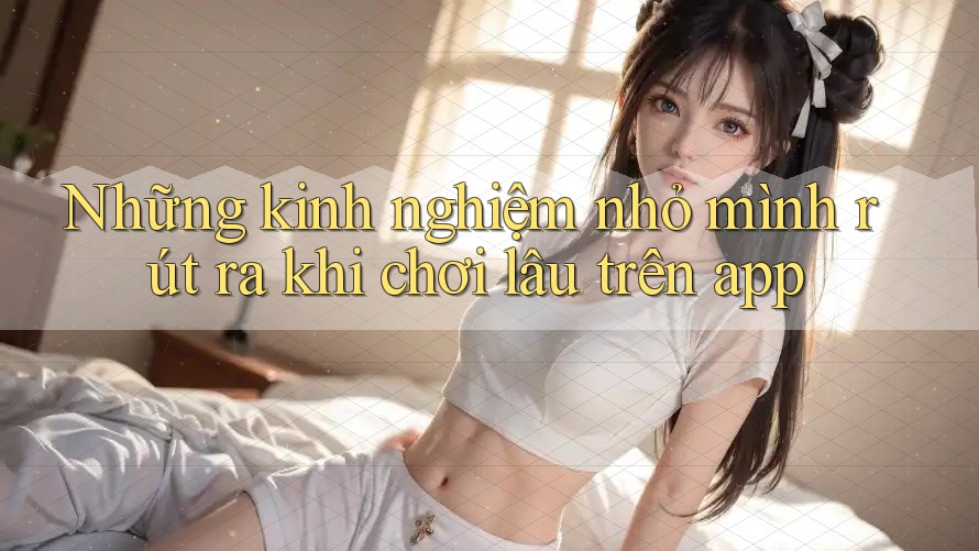 Những kinh nghiệm nhỏ mình rút ra khi chơi lâu trên app Những kinh nghiệm nhỏ mình rút ra khi chơi lâu trên app