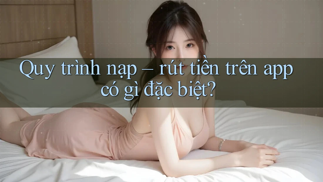 Quy trình nạp – rút tiền trên app có gì đặc biệt?
