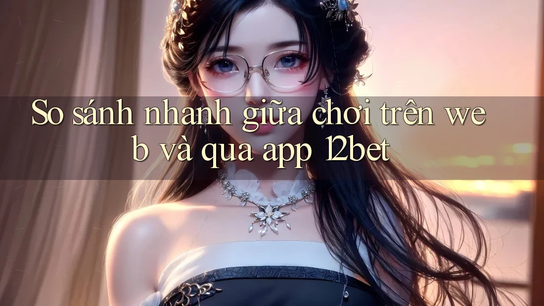 So sánh nhanh giữa chơi trên web và qua app 12bet