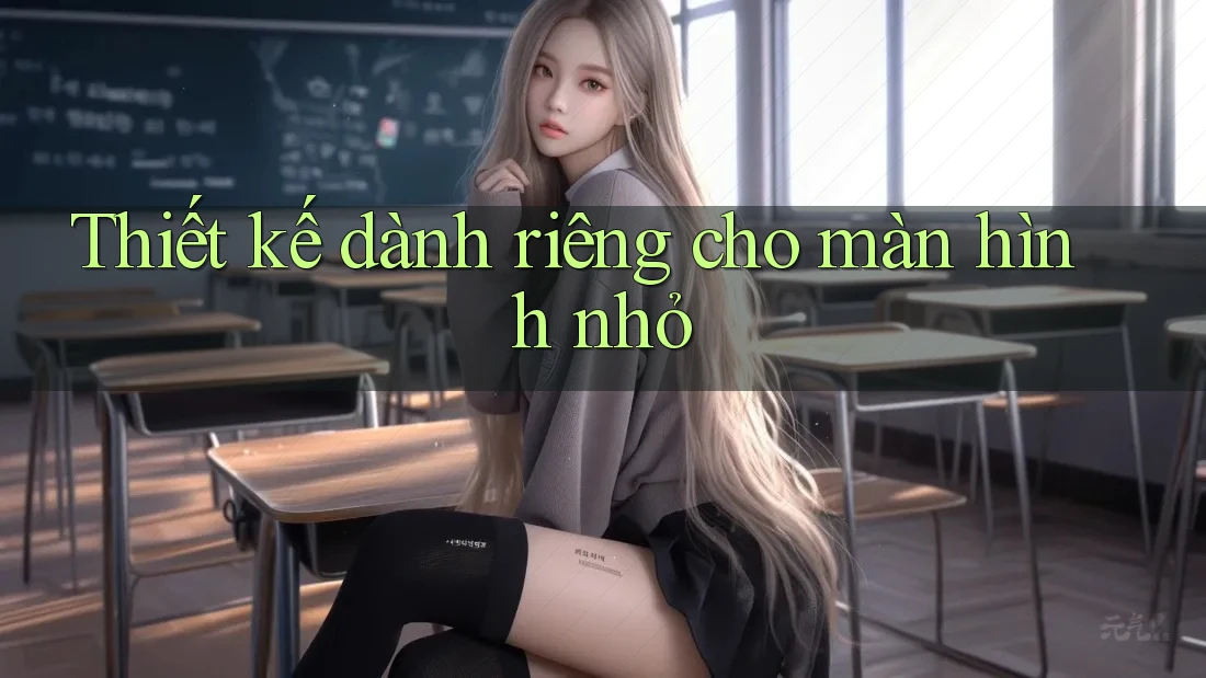 Thiết kế dành riêng cho màn hình nhỏ Thiết kế dành riêng cho màn hình nhỏ