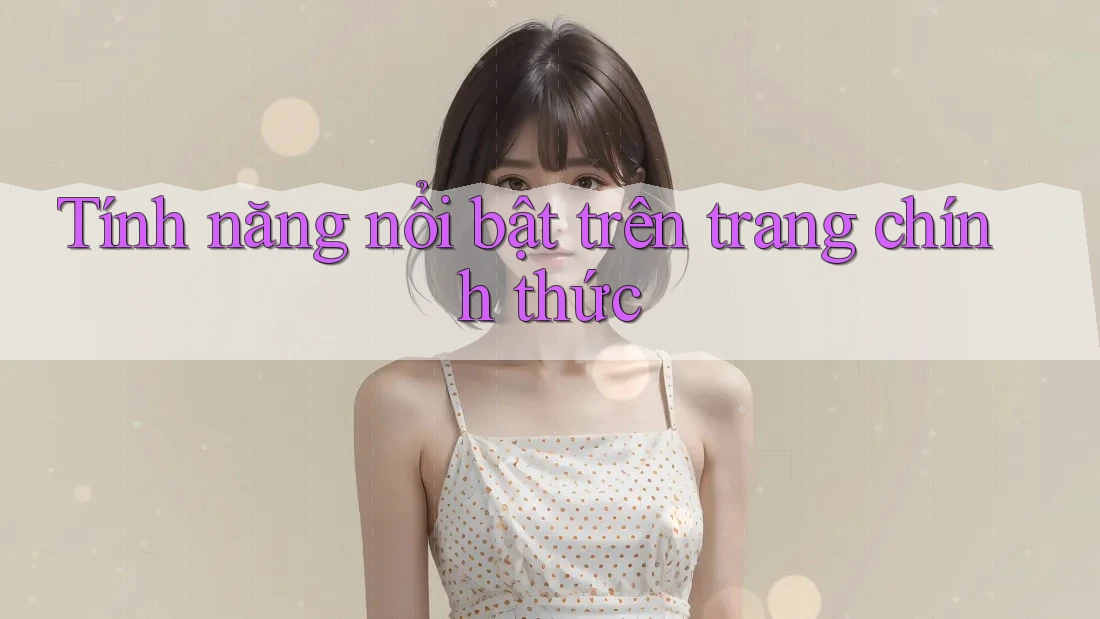 Tính năng nổi bật trên trang chính thức