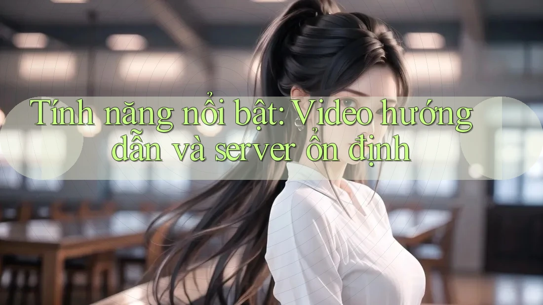 Tính năng nổi bật: Video hướng dẫn và server ổn định Tính năng nổi bật: Video hướng dẫn và server ổn định