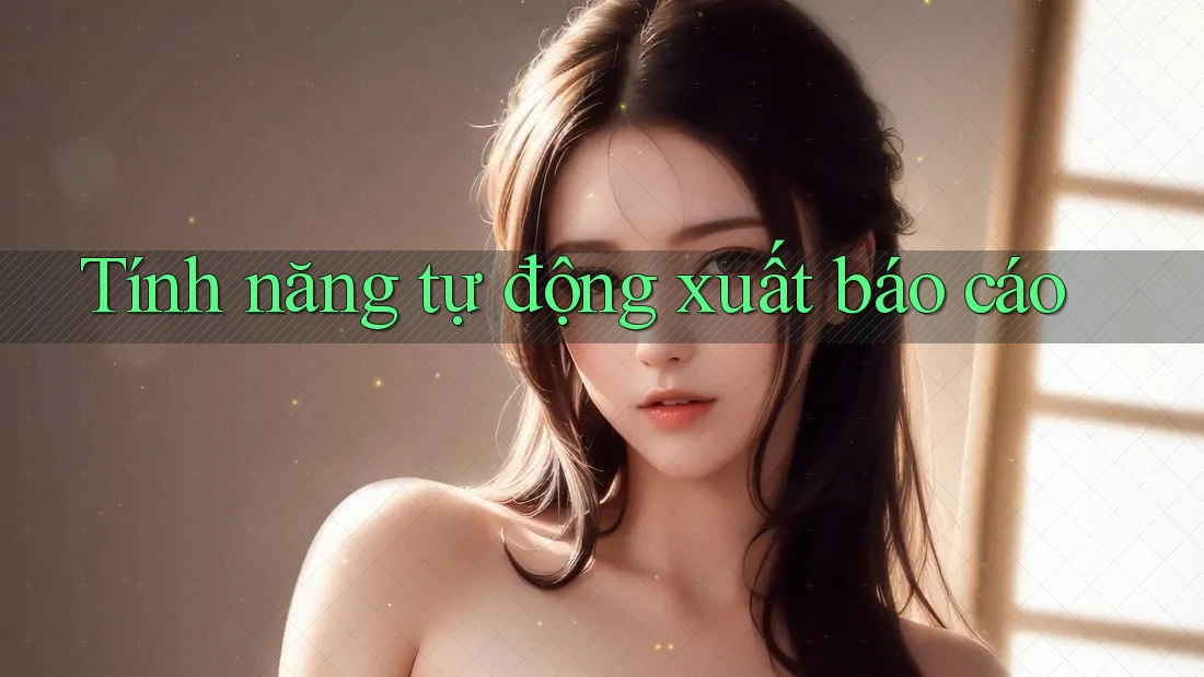 Tính năng tự động xuất báo cáo Tính năng tự động xuất báo cáo