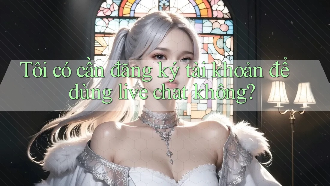 Tôi có cần đăng ký tài khoản để dùng live chat không?