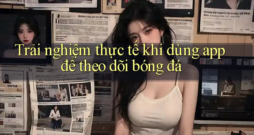 Trải nghiệm thực tế khi dùng app để theo dõi bóng đá