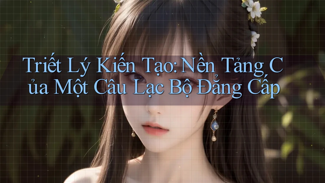 Triết Lý Kiến Tạo: Nền Tảng Của Một Câu Lạc Bộ Đẳng Cấp Triết Lý Kiến Tạo: Nền Tảng Của Một Câu Lạc Bộ Đẳng Cấp