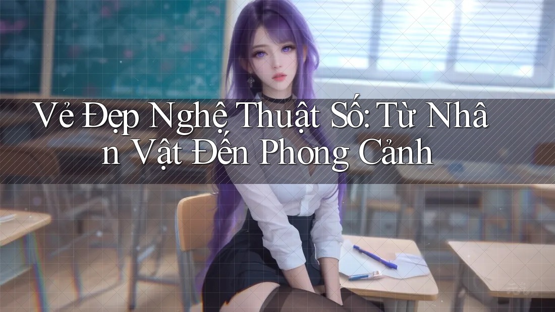 Vẻ Đẹp Nghệ Thuật Số: Từ Nhân Vật Đến Phong Cảnh